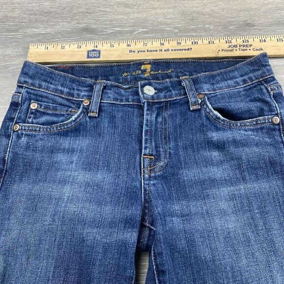 7 for all Mankind bootcut jeans u075d080u-080u Size 26 Nice Jeans 28X29 - Picture 6 of 11